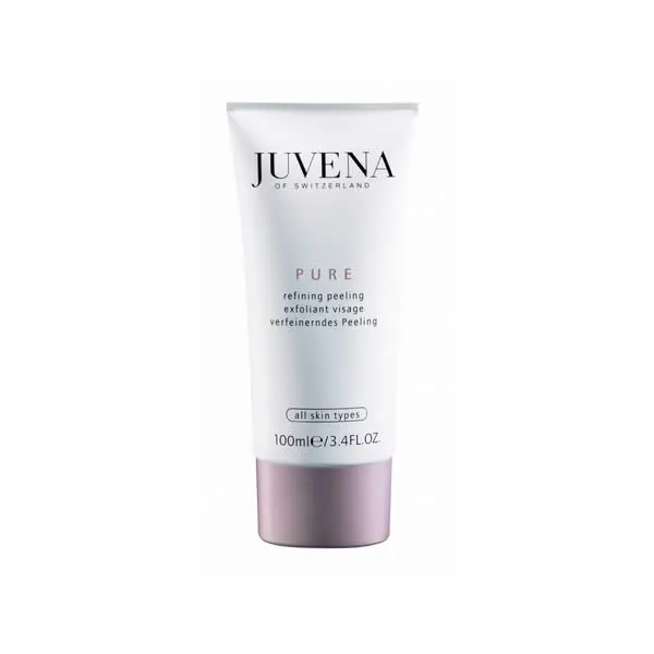 Juvena Pure Refining Peeling 100ml Flasche auf weißem Hintergrund kaufen Schweiz