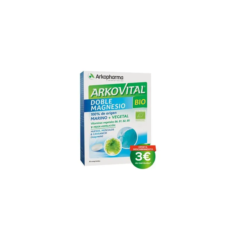 Arkopharma Arkovital Double Magnesium Bio 30 Tablets Packung kaufen Schweiz