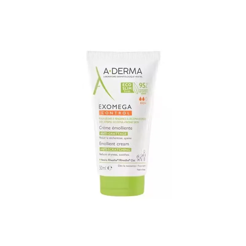 A-Derma Exomega Control Emollient Anti-Scratch Creme 50ml Tubenverpackung kaufen Schweiz