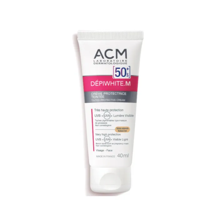 Acm Dépiwhite.M Tinted Protective Cream SPF50+ 40ml vor weißem Hintergrund kaufen Schweiz