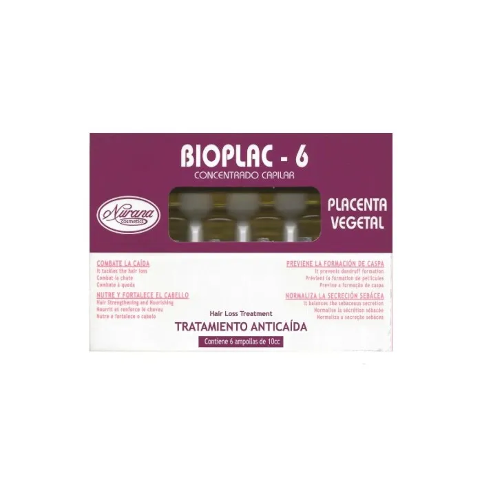 Nurana Bioplac-6 Ampullen Haarpflege gegen Haarausfall 6x10ml kaufen Schweiz