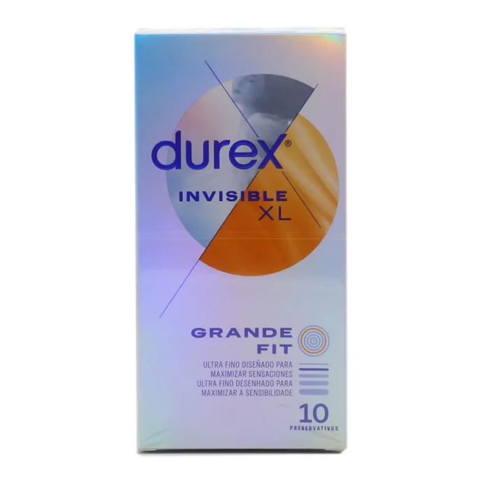 Durex Invisible XL Ultra Thin Kondome Verpackung 10 Stück kaufen Schweiz