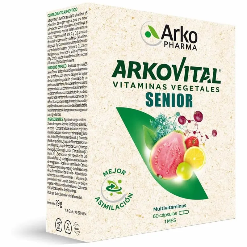 Arkovital Vitamine & Mineralien Senior 50+ 60 Kapseln von ARKOPHARMA kaufen Schweiz