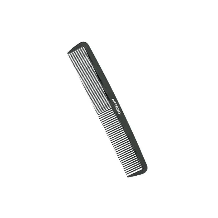 Artero Carbon Comb Lady 189mm schwarzer Carbon Kamm auf weißem Hintergrund kaufen Schweiz