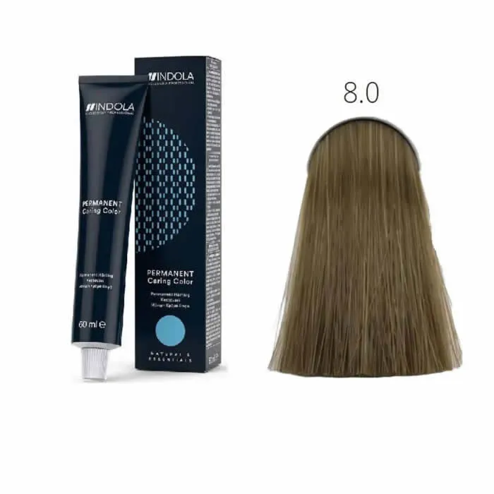 Indola Permanent Caring Color Haarfarbe 8.0 in 60ml Tube kaufen Schweiz