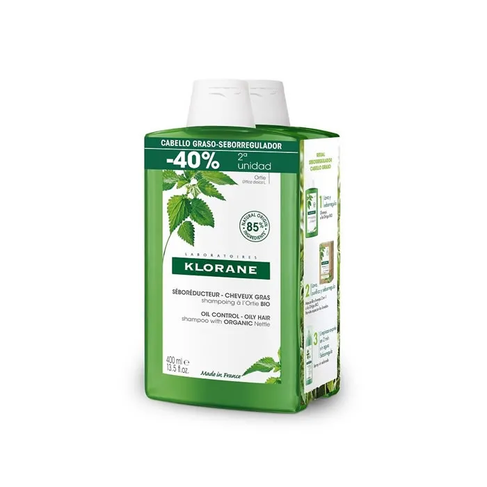 Klorane Duplo Brennnessel Shampoo 2x400ml Flaschen kaufen Schweiz