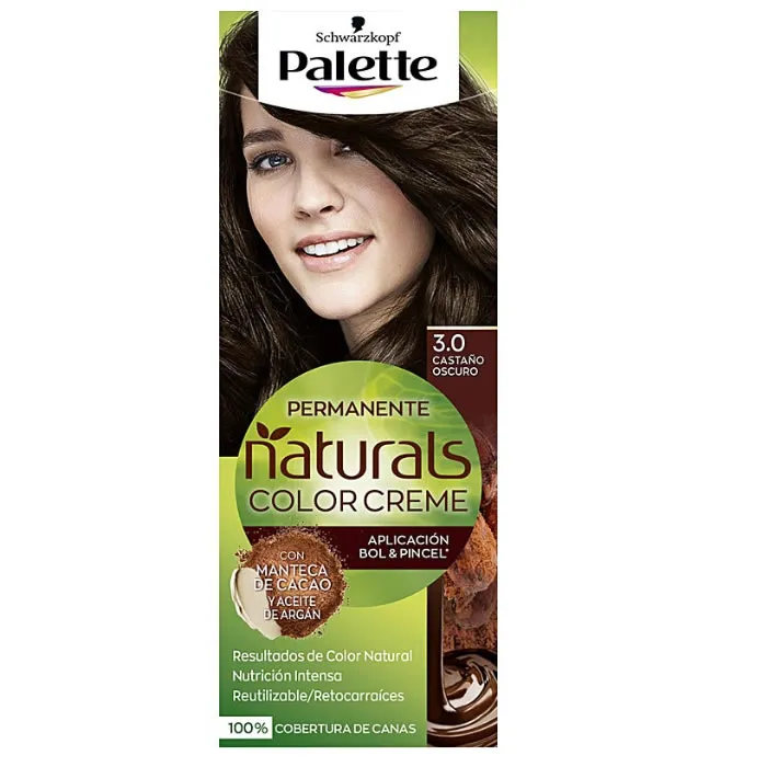 Schwarzkopf Palette Naturals Color Creme 3.0 Dark Chestnut Haarfarbe Verpackung kaufen Schweiz