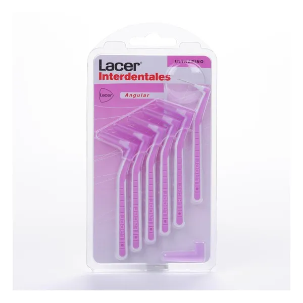 Lacer abgewinkelte ultrafeine Interdentalbürsten 6 Stück Packung kaufen Schweiz
