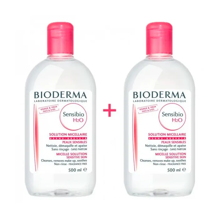 Bioderma Sensibio H2O Make Up Removing Micelle Solution 2x500ml Flaschen kaufen Schweiz