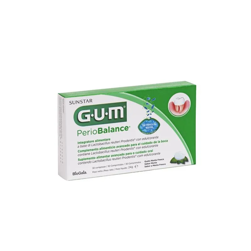 Packung Gum Periobalance 30 Comprimidos für Mundpflege kaufen Schweiz