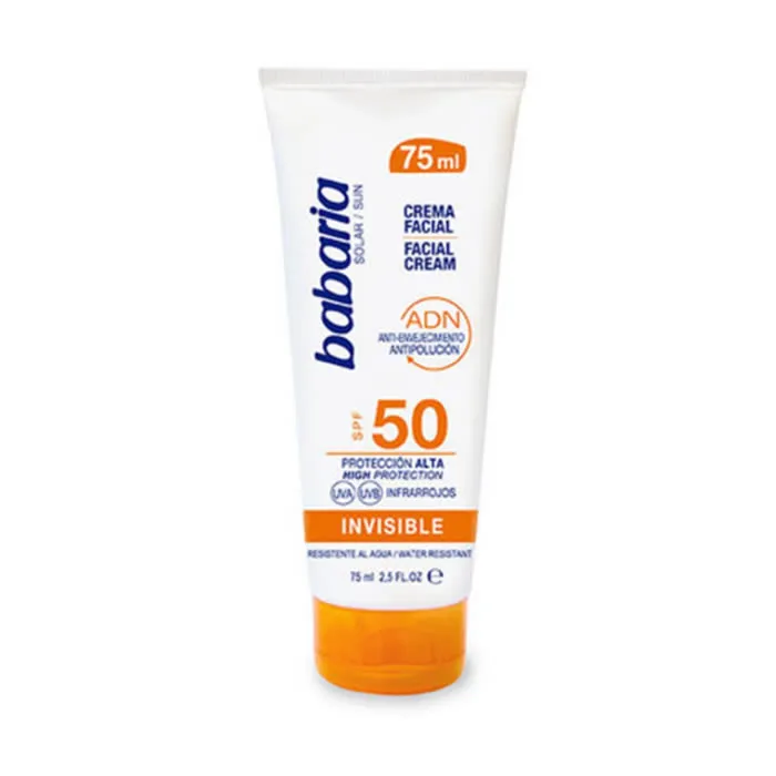 Babaria Facial Cream Invisible SPF50 75ml - Sonnenschutz Gesichtscreme kaufen Schweiz