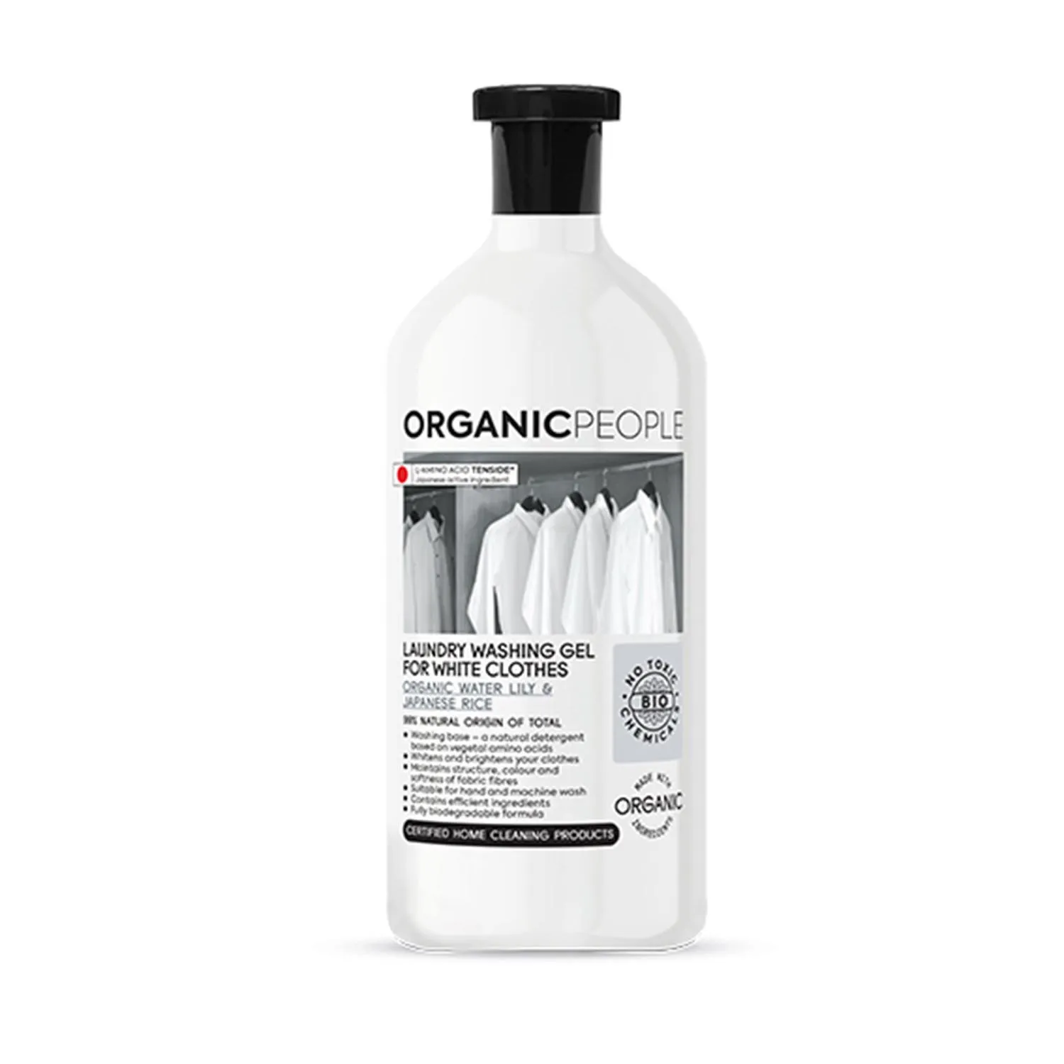 Organic People White Clothes Organic Water Lily y Japanese Rice Laundry Washing-Gel 200ml Produktbild kaufen Schweiz
