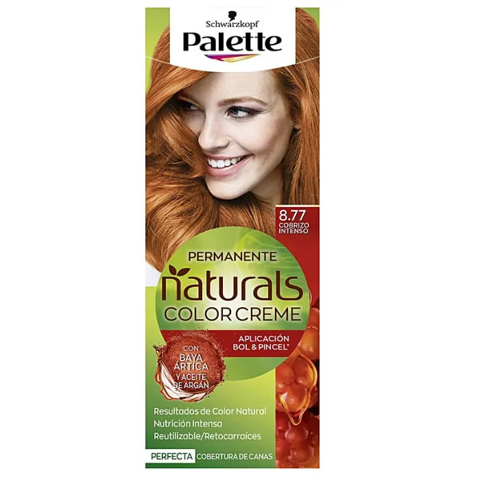 Schwarzkopf Palette Naturals Color Creme 8.77 Intense Copper Verpackung kaufen Schweiz