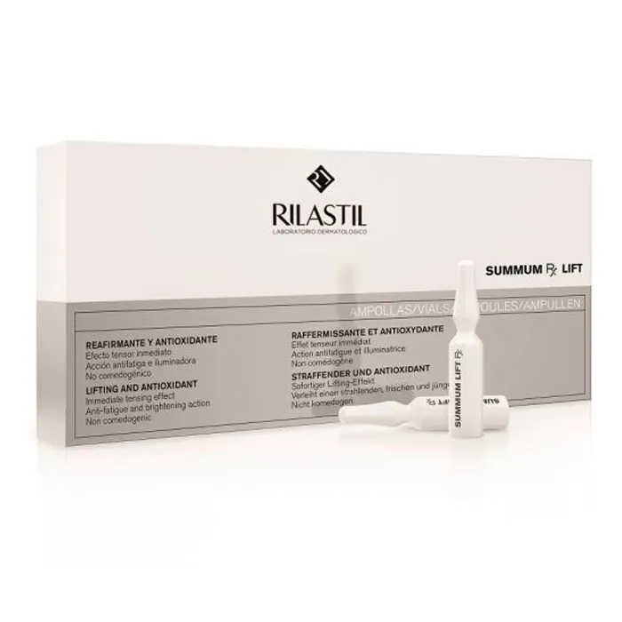 Rilastil Summum Rx Ampullen Lifting Effekt 10x1.5ml Verpackung und einzelne Ampulle kaufen Schweiz