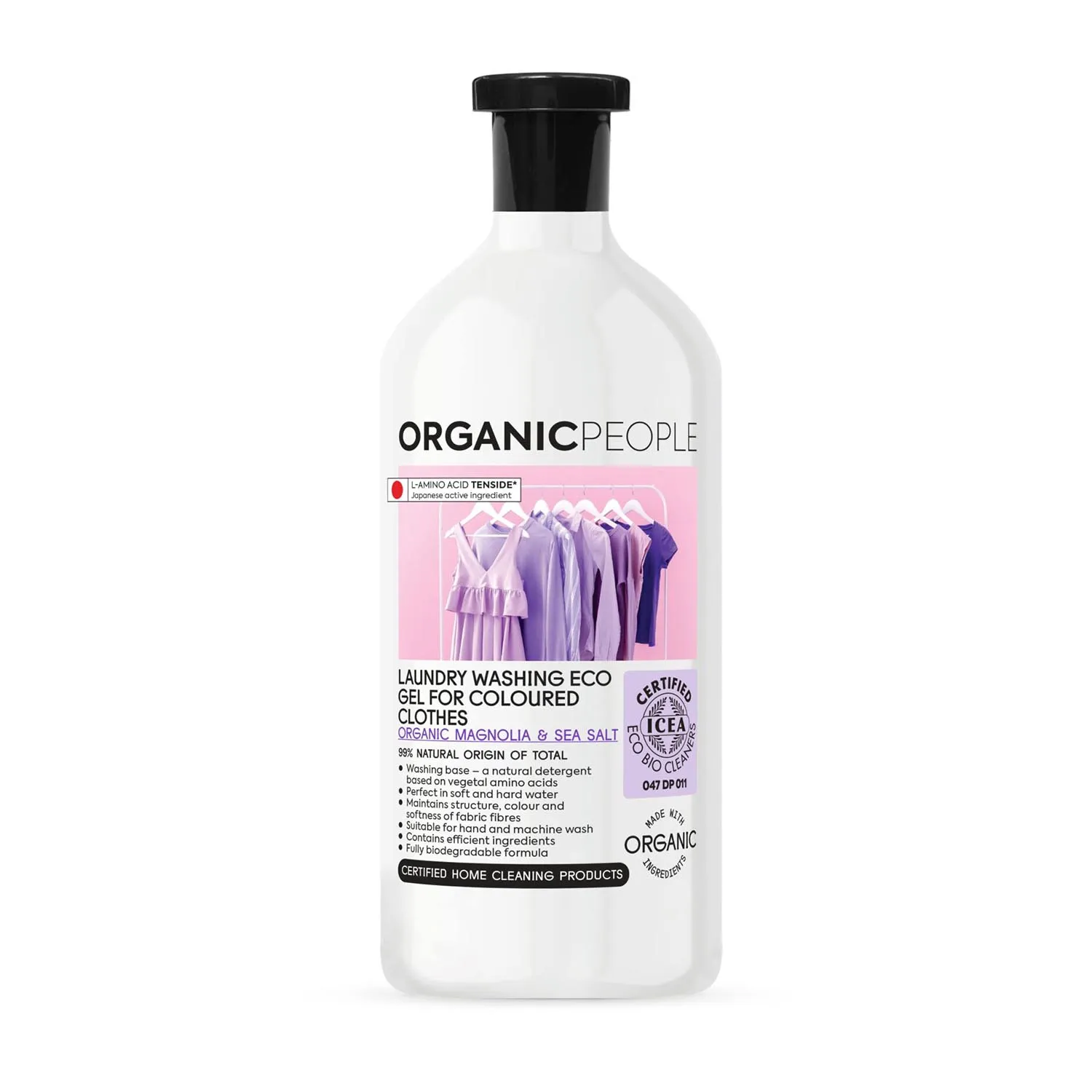 Organic People For Coloured Clothes Magnolia y Sea Salt Laundry Washing-Gel 200ml Produktbild kaufen Schweiz