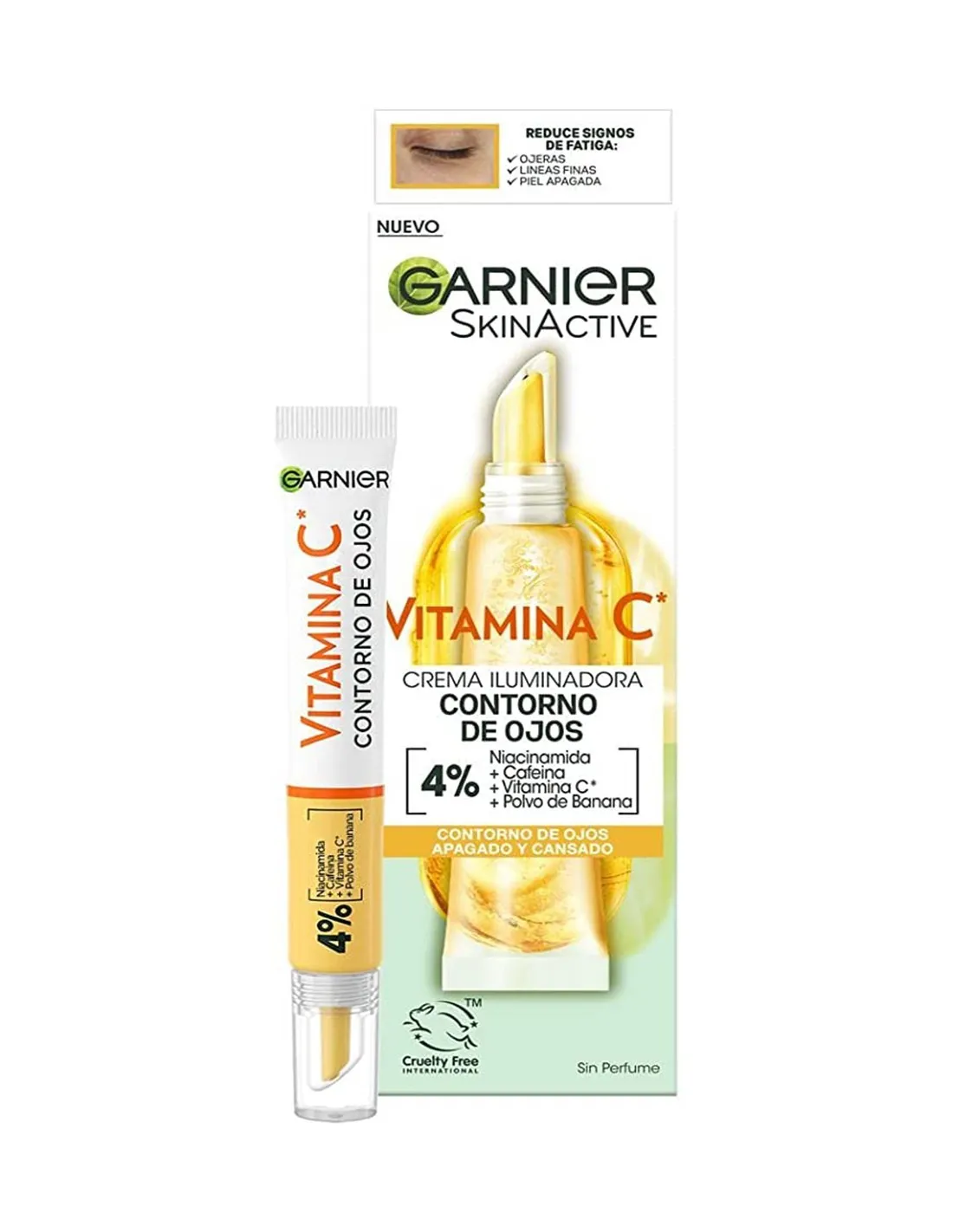Garnier Skinactive Vitamina C Crema Iluminador Contorno De Ojos 15ml Verpackung kaufen Schweiz