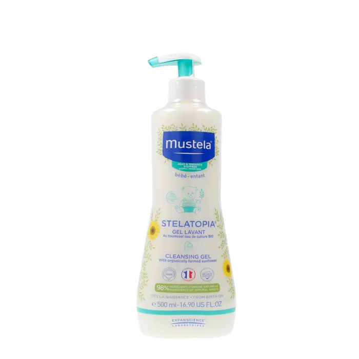 Mustela Stelatopia Reinigungsgel 500 ml Flasche kaufen Schweiz