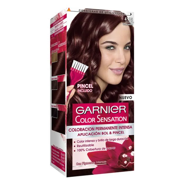 Garnier Color Sensation 4.15 Chocolate Haarfarbe Verpackung kaufen Schweiz