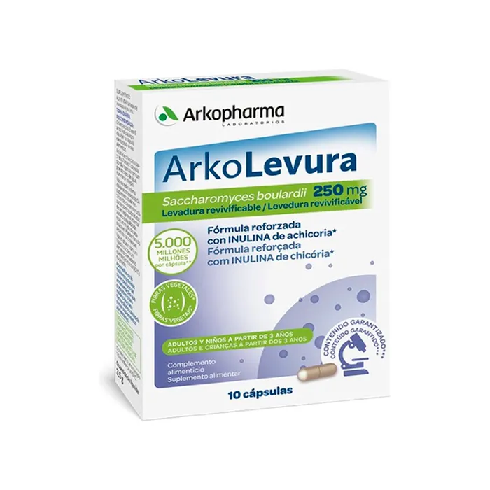 Arkopharma Arko-Levura Saccharomyces Boulardii 10 Kapseln Packung kaufen Schweiz