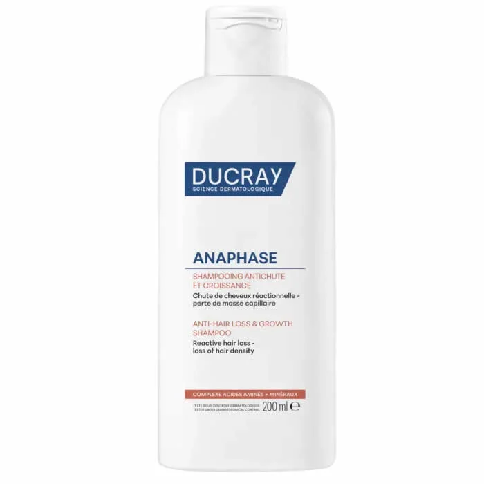 Ducray Anaphase + Shampoo Flasche 200ml auf weißem Hintergrund kaufen Schweiz
