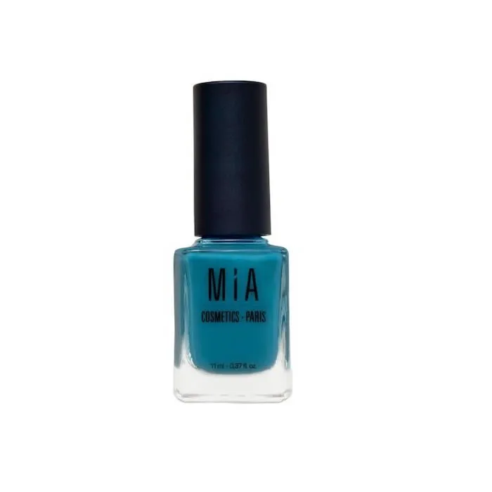 Mía Cosmetics Nail Enamel Lagoon Nagellack Flasche mit blauem Farbton kaufen Schweiz