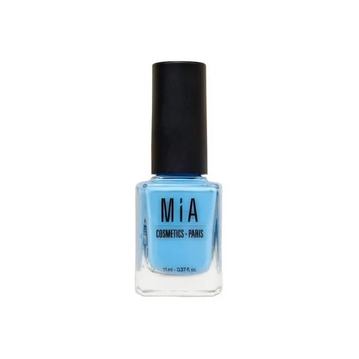Mía Cosmetics Nail Enamel Nagellack in Aqua Blue auf weißem Hintergrund kaufen Schweiz
