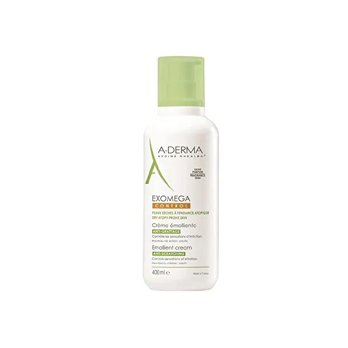 A-DERMA Exomega Control Emollient Creme 400ml Packung kaufen Schweiz