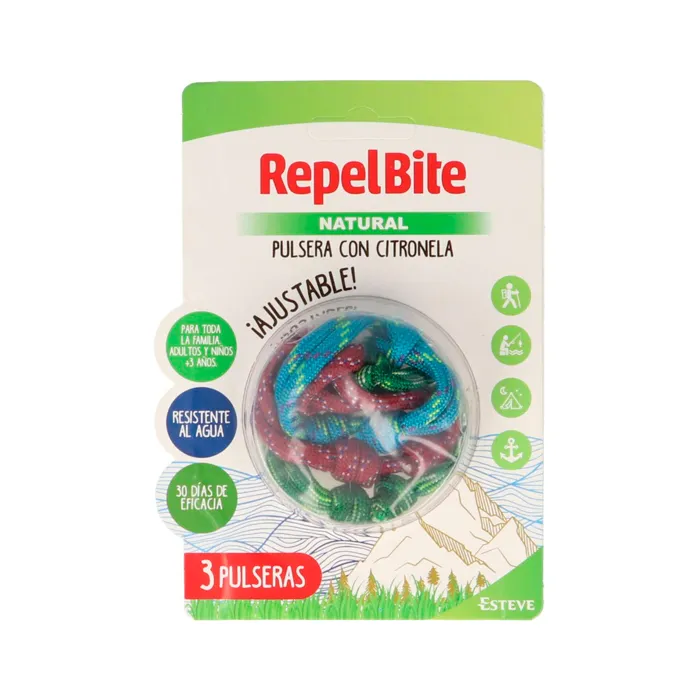 Repel Bite Natura Kinder Mückenarmband in grün am Handgelenk eines Kindes kaufen Schweiz