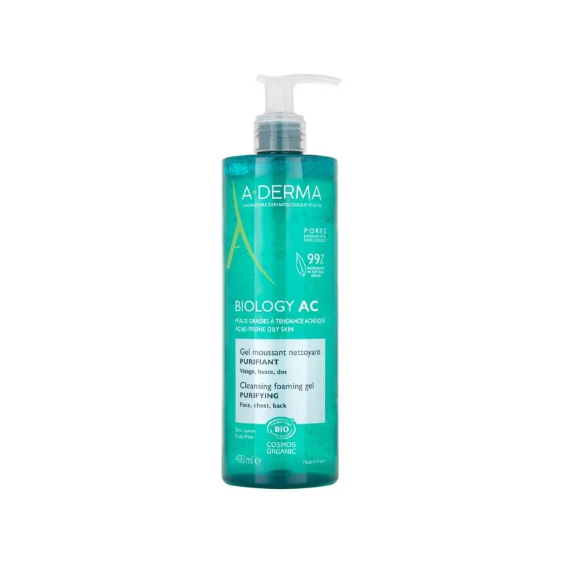 A-Derma Purifying Reinigungsgel Biology AC 400ml Produktbild kaufen Schweiz