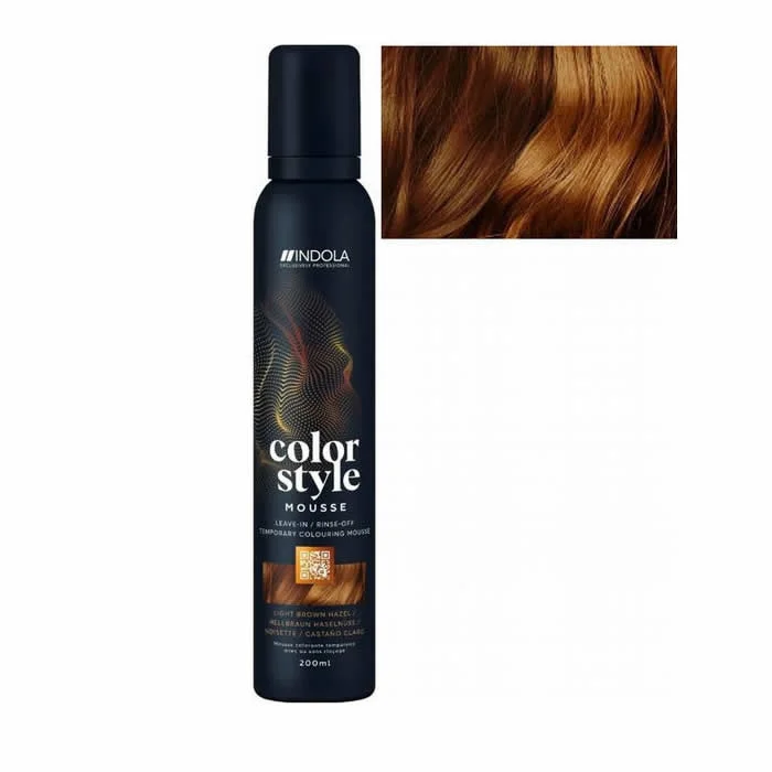 Indola Color Style Mousse Light Brown Hazel 200ml Flasche kaufen Schweiz