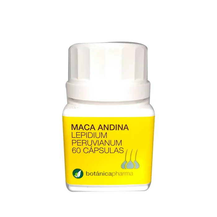 Botánicapharma Anden Maca 500mg 60 Kapseln Verpackung und Inhalt kaufen Schweiz