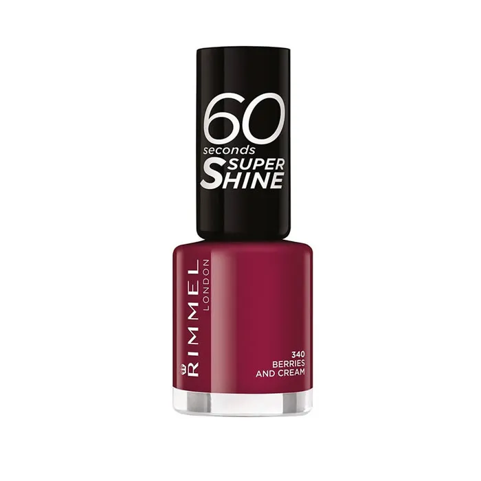 Rimmel London 60 Seconds Super Shine Nagellack 340 Berries And Cream Flasche kaufen Schweiz