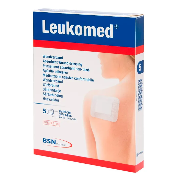 Leukomed 5 Absorbierende Verbandstoffe aus Vliesstoff 8x10cm von BSN MEDICAL kaufen Schweiz