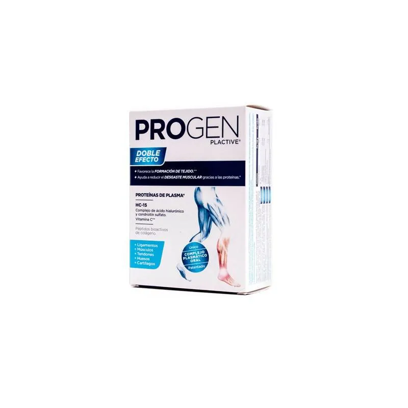 Pharmadiet Progen Plactive Doble Efecto 30 Sobres Produktverpackung kaufen Schweiz