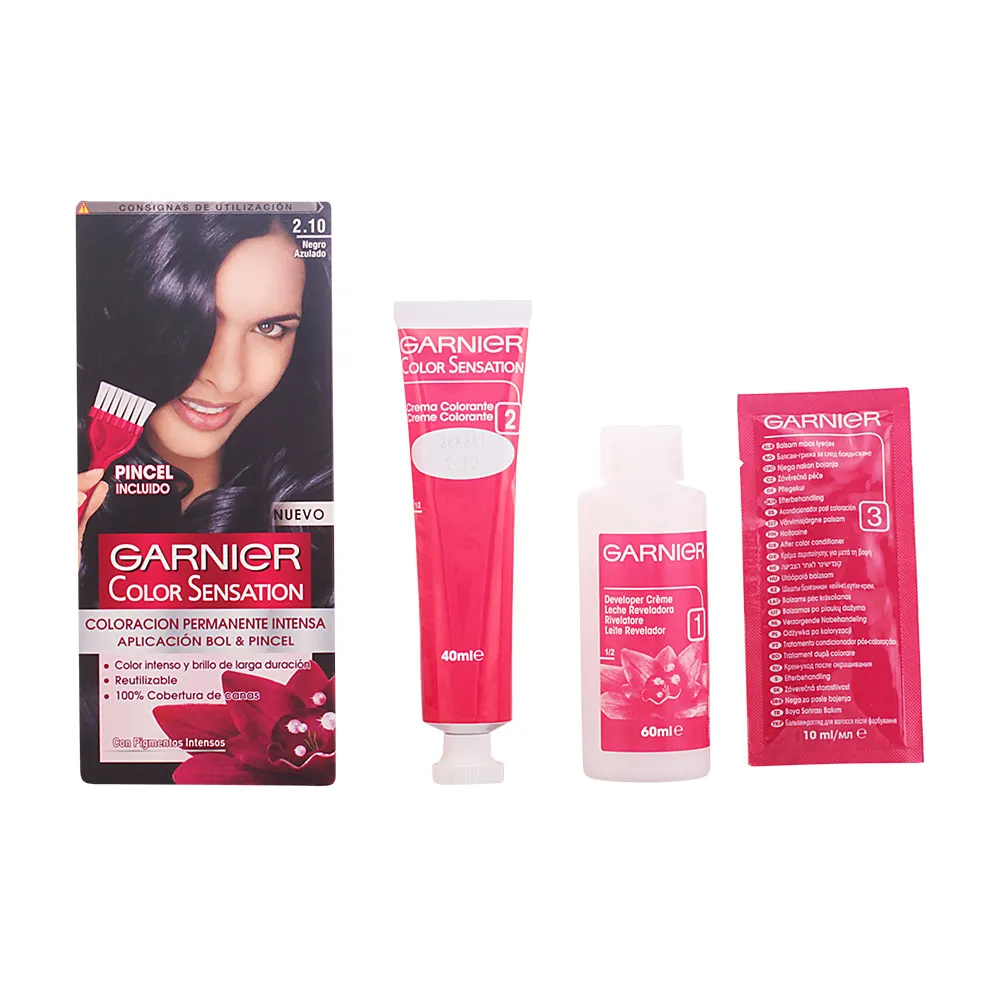 Garnier Color Sensation 2,10 Bläulich schwarz Haarfarbe Verpackung kaufen Schweiz