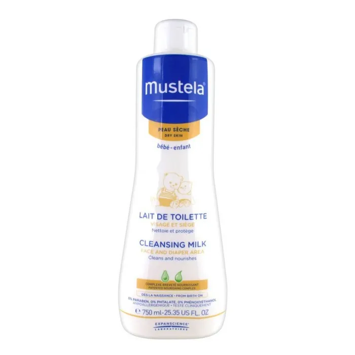 Mustela Cleansing Milk Dry Skin 750ml Flasche kaufen Schweiz